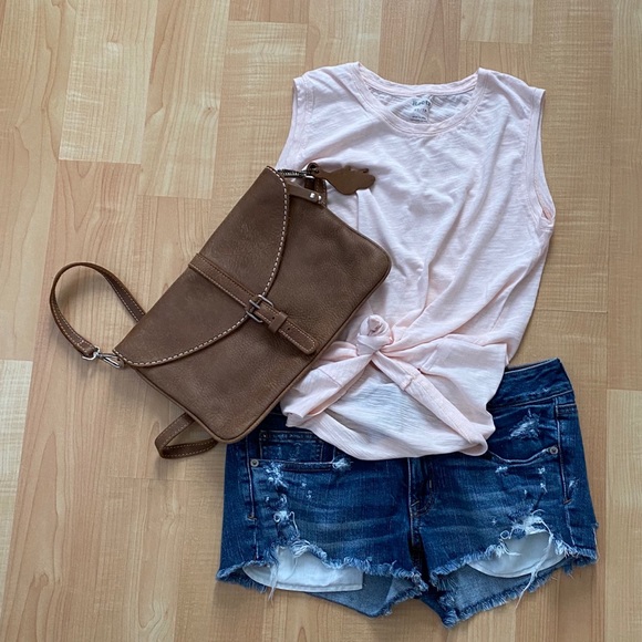 Roots Light Pink Tank Top XS